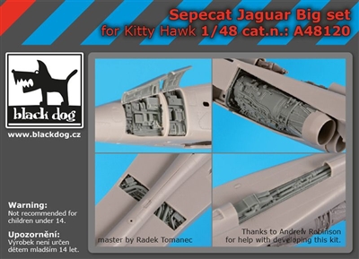 Black Dog A48120 - Sepecat Jaguar Big Set