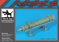 Black Dog A48138 - Mirage F1CT/CR Engine and Trolley