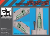 Black Dog A48140 - Mirage F1 Wheel Bays