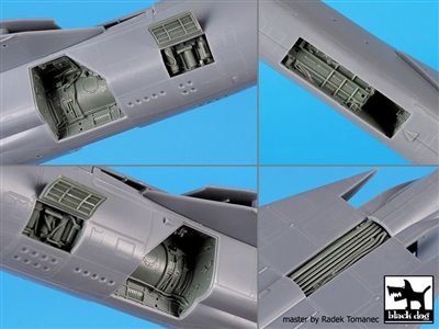 Black Dog A48174 - MiG 23 BN Wheel Bays + Spine
