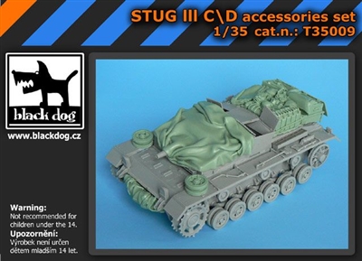 Black Dog T35009 - Stug III C/D Accessories Set