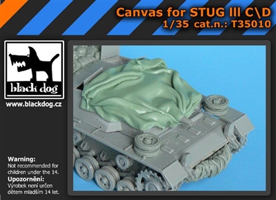 Black Dog T35010 - Canvas for Stug III C/D
