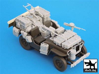 Black Dog T35014 - British SAS Jeep Africa Stowage