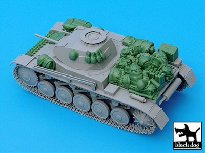 Black Dog T35032 - Pz.Kpfw. II Ausf C Accessories Set