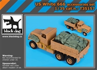 Black Dog T35157 - US White 666 Accessories Set