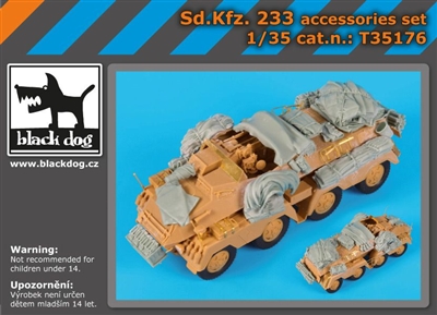 Black Dog T35176 - Sd.Kfz. 233  Accessories Set