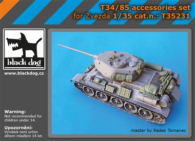 Black Dog T35231 - T-34/85 Accessories Set