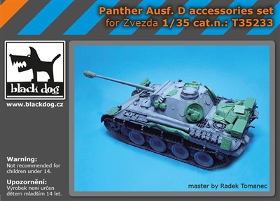 Black Dog T35233 - Panther Ausf D. Accessories Set