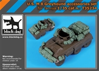 Black Dog T35234 - US M8 Greyhound Accessories Set