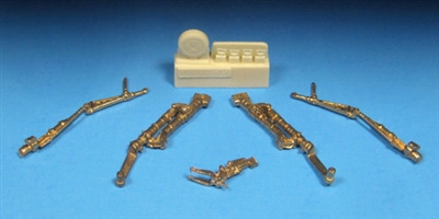 Barracuda BR48345 - Sea Fury Brass Landing Gear - Early Style