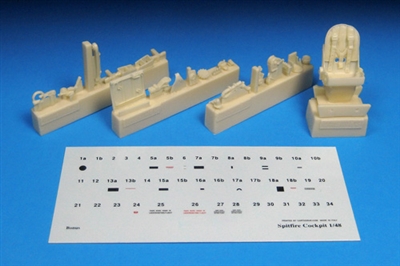 Barracuda BR48476 - Spitfire Mk V Cockpit Snapshot Upgrade