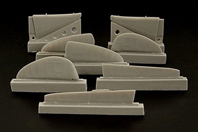 Brengun BRL48027 - MiG 3 Control Surfaces (for ICM & Alanger kits)