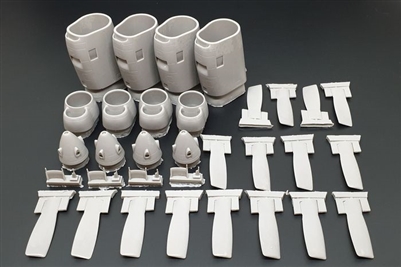 Brengun BRL48125 - C-130 E-H Engine Set (Italeri kit)