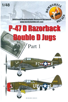 Bombshell 48-BS-0011 - P-47D Razorback Double D Jugs, Part 1