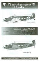 Classic Airframes 48-003 - Lockheed Hudson Mk. III/VI