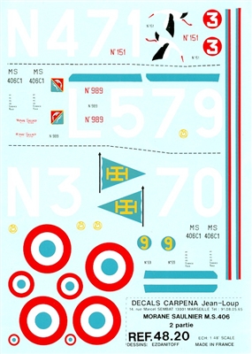 Carpena 48-20 Morane Saulnier MS 406, Part 1