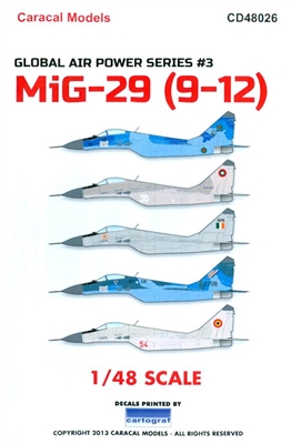 Caracal CD48026 - Global Air Power Series #3:  MiG-29 (9-12)