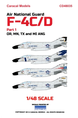 Caracal CD48035 - Air National Guard F-4C/D, Part 1 (OR, MN, TX and MI ANG)