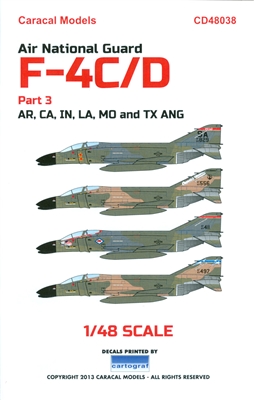 Caracal CD48038 - Air National Guard F-4C/D, Part 3 (AR, CA, IN, LA, MO and TX ANG)