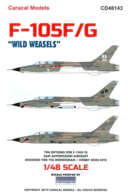 Caracal CD48143 - F-105F/G "Wild Weasels"