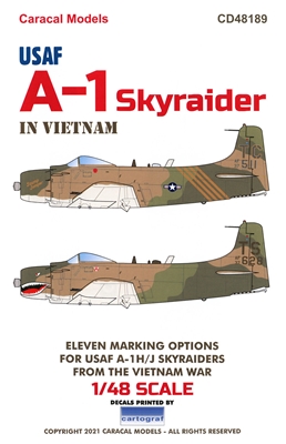 Caracal CD48189 - USAF A-1H/J Skyraider in Vietnam