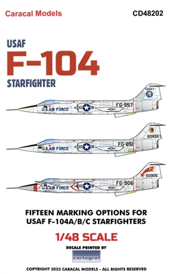Caracal CD48202 - USAF F-104A/C Starfighter