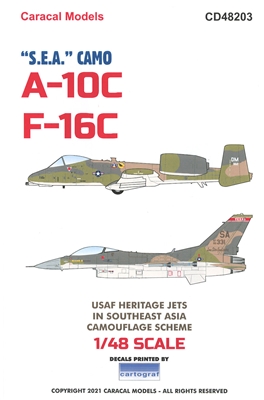 Caracal CD48203 - USAF "S.E.A. Camo" A-10C & F-16C