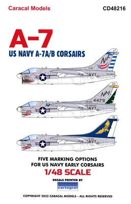 Caracal CD48216 - A-7: US Navy A-7A/B Corsairs