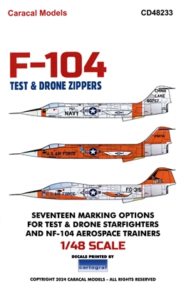 Caracal CD48233 - F-104 "Test & Drone Zippers"