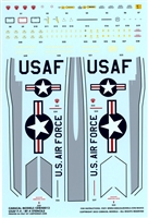 Caracal CDB48012 - USAF F-4 / RF-4 High-Visibility Stencils & National Insignia