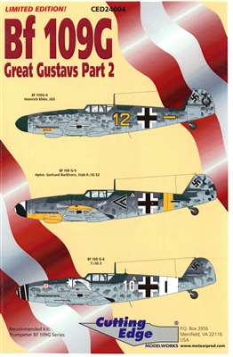 Cutting Edge CED24004 - Bf 109G Great Gustavs, Part 2