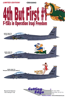 Cutting Edge CED32043 - 4th But First #1, F-15Es in Operation Iraqi Freedom