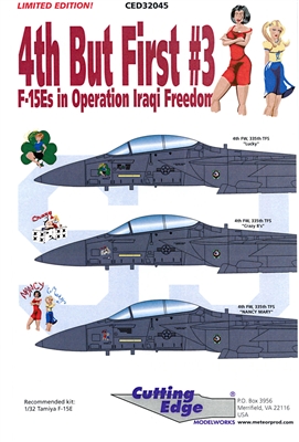 Cutting Edge CED32045 - 4th But First #3, F-15Es in Operation Iraqi Freedom