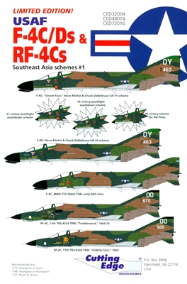 Cutting Edge CED48014 - USAF F-4C/Ds & RF-4Cs