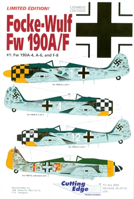 Cutting Edge CED48032 - Focke-Wulf Fw 190A/F #1