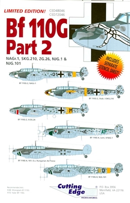 Cutting Edge CED48046 - Bf 110G, Part 2