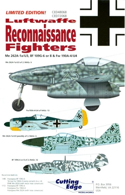 Cutting Edge CED48068 - Luftwaffe Reconnaissance Fighters