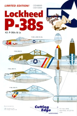 Cutting Edge CED48069 - Lockheed P-38s #2