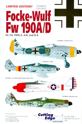 Cutting Edge CED48070 - Focke-Wulf Fw 190A/D #2