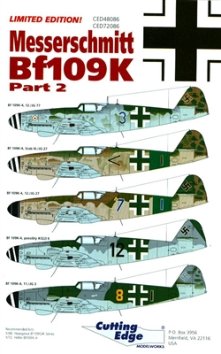 Cutting Edge CED48086 - Messerschmitt Bf 109K, Part 2