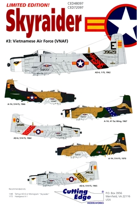 Cutting Edge CED48097 - Skyraider #3:  Vietnamese Air Force (VNAF)