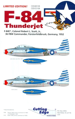 Cutting Edge CED48108 - F-84 Thunderjet