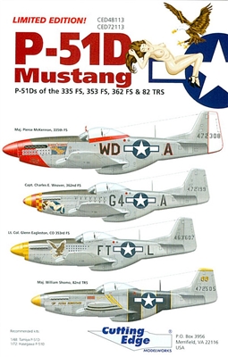 Cutting Edge CED48113 - P-51D Mustang