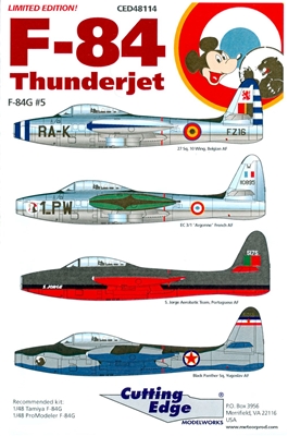 Cutting Edge CED48114 - F-84 Thunderjet #5 (F-84G)