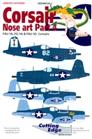 Cutting Edge CED48124 - Corsair Nose Art, Part 4