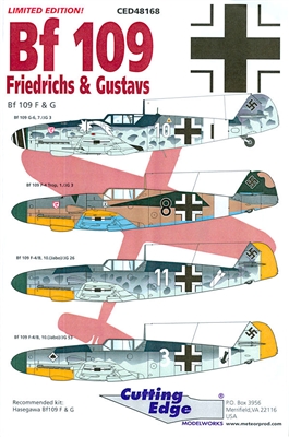 Cutting Edge CED48168 - Bf 109 Friedrichs & Gustavs