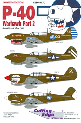 Cutting Edge CED48170 - P-40 Warhawk Part 2