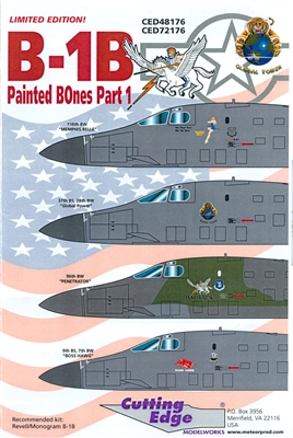 Cutting Edge CED48176 - B-1B Painted BOnes, Part 1