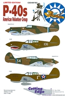 Cutting Edge CED48182 - P-40s American Volunteer Group