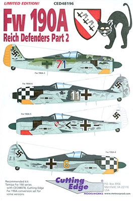 Cutting Edge CED48196 - Fw 190A Reich Defenders, Part 2